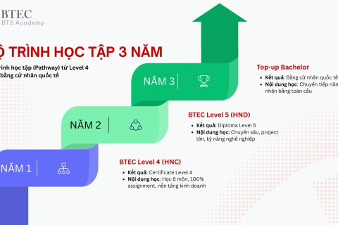 LT.01 lộ trình học tập 3 năm